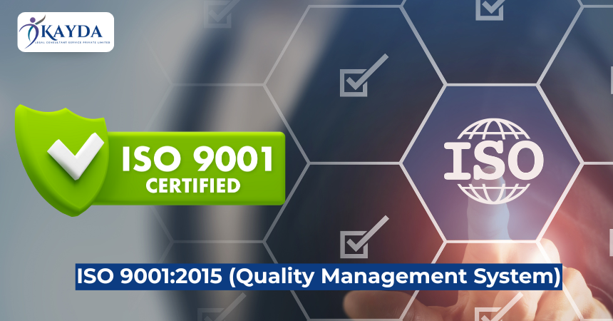 ISO 9001 2015 Quality Management System